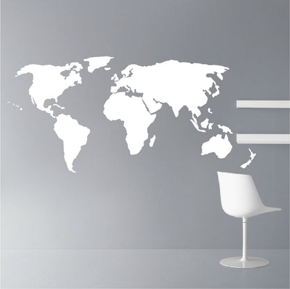 World Map Wall Decal - view 3
