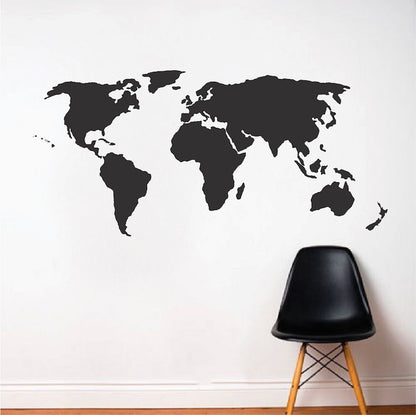World Map Wall Decal - view 1
