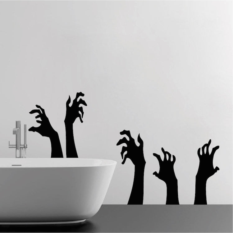 Zombie Hand Halloween Wall Decals - additional product image