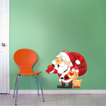 Santa Claus Christmas Wall Decal