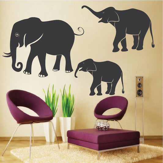 Elephant Wall Decal Set - view 1