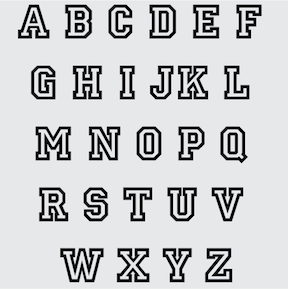 Personalized Sport Style Initial and Name Decal - view 4