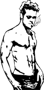 Portrait Silhouette Wall Decal - view 2