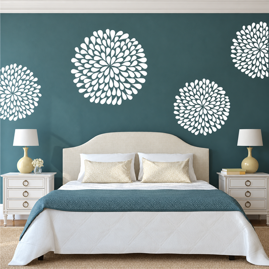Poppy Flower Wall Decals