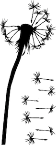 Dandelion Wall Decal - view 4