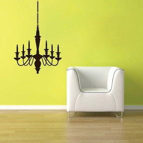 Antique Chandelier Wall Decal - view 2