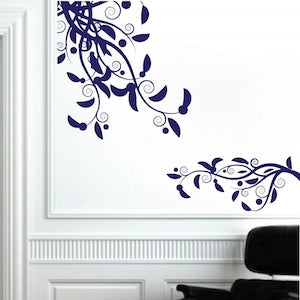 Decorative Corner Adornment Wall Decal Set - view 3