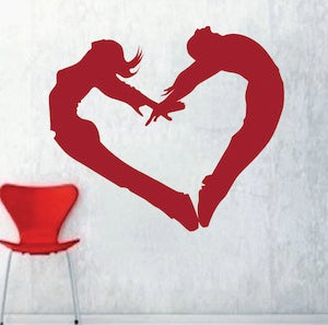 People Heart Wall Decal - view 3