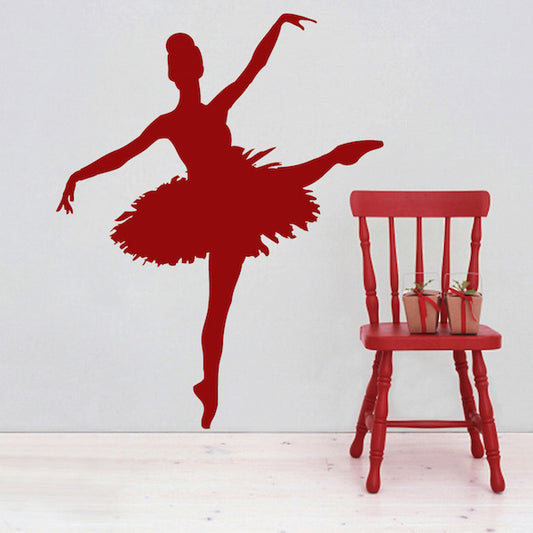 Ballet Dancer Wall Decal - view 1