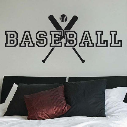 Baseball Wall Quote Decal - view 1