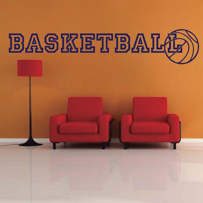 Basketball Wall Quote Decal - view 1