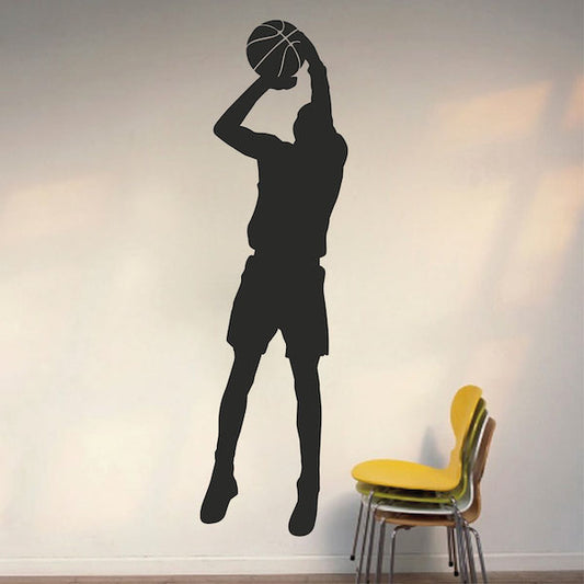 Basketball Jump Shot Wall Decal - view 1