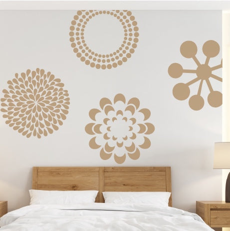 Decorative Pattern Wall Decal Set - view 1