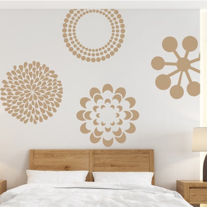 Decorative Pattern Wall Decal Set - view 1