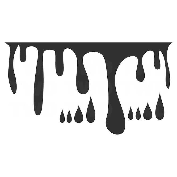 Dripping Blood Halloween Wall Decal - additional product image