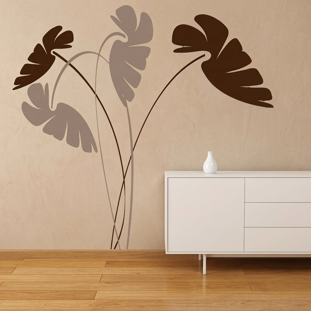 Leafy Stems Wall Decal Set - Design 1 - view 2