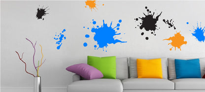 Paint Splash Wall Decal Set - Design 2 - view 3