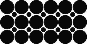 Mixed Size Polka Dot Wall Decal Set - Design 3 - view 4