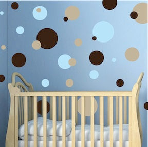 Polka Dot Wall Decal Set - Design 3 - view 2