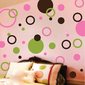 Rings and Dots Wall Decal Set - Design 2 - view 2