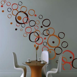 Retro Rings and Dots Wall Decal Set - view 2