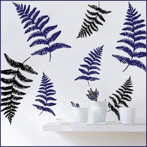 Decorative Nature Motif Wall Decal Set - view 4