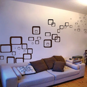 Rectangle and Square Wall Decal Set - view 1