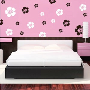 Decorative Flower Wall Decal Set - view 2