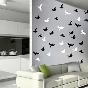 Mini Bird Wall Decals - Set of 20 - view 1