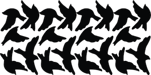 Mini Bird Wall Decals - Set of 20 - view 2
