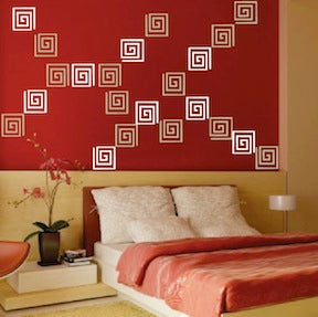 Elegant Motif Wall Decal Set - view 3
