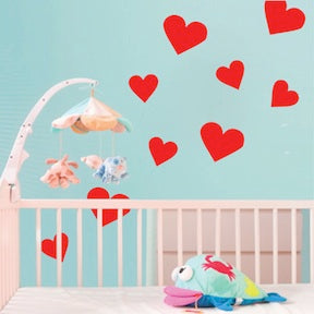 Heart Wall Decals - Set of 21 - view 3