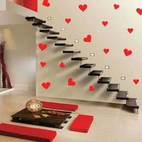Heart Wall Decals - Set of 21 - view 1