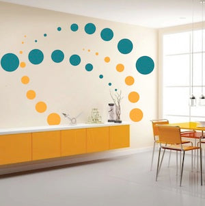 Graduated Dot Wall Decals - Set of 16 - view 1