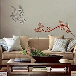 Dove and Branch Wall Decal - view 3