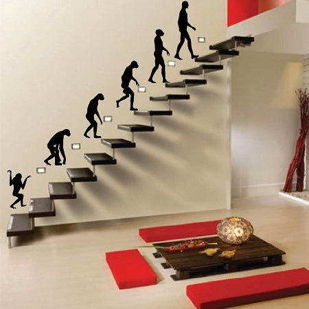 Human Evolution Wall Decal Set - view 1