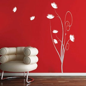 Flowering Tree Wall Decal - view 2