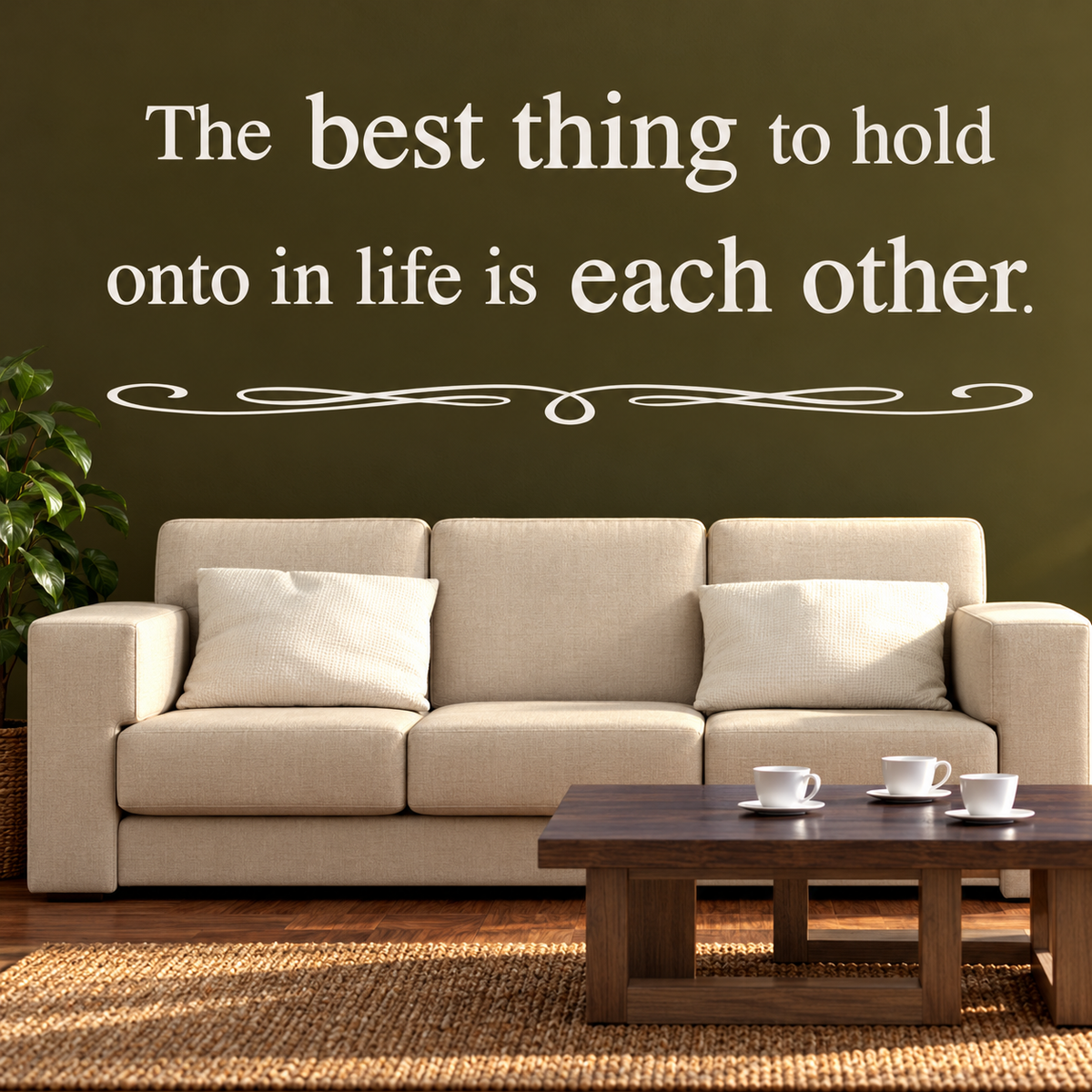 42d refreshed wall quote decal room image