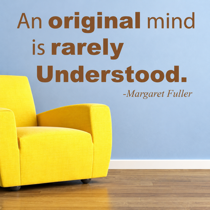45j wall quote decal shown in a room