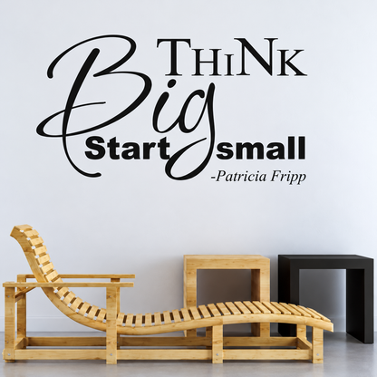 45i wall quote decal shown in a room