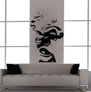 Abstract Woman Wall Decal - view 2