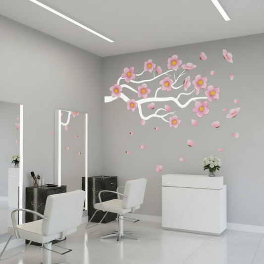 Custom Cherry Blossom Branch Wall Decal