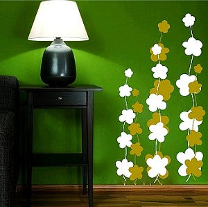 Decorative Vine Wall Decal Set - view 1