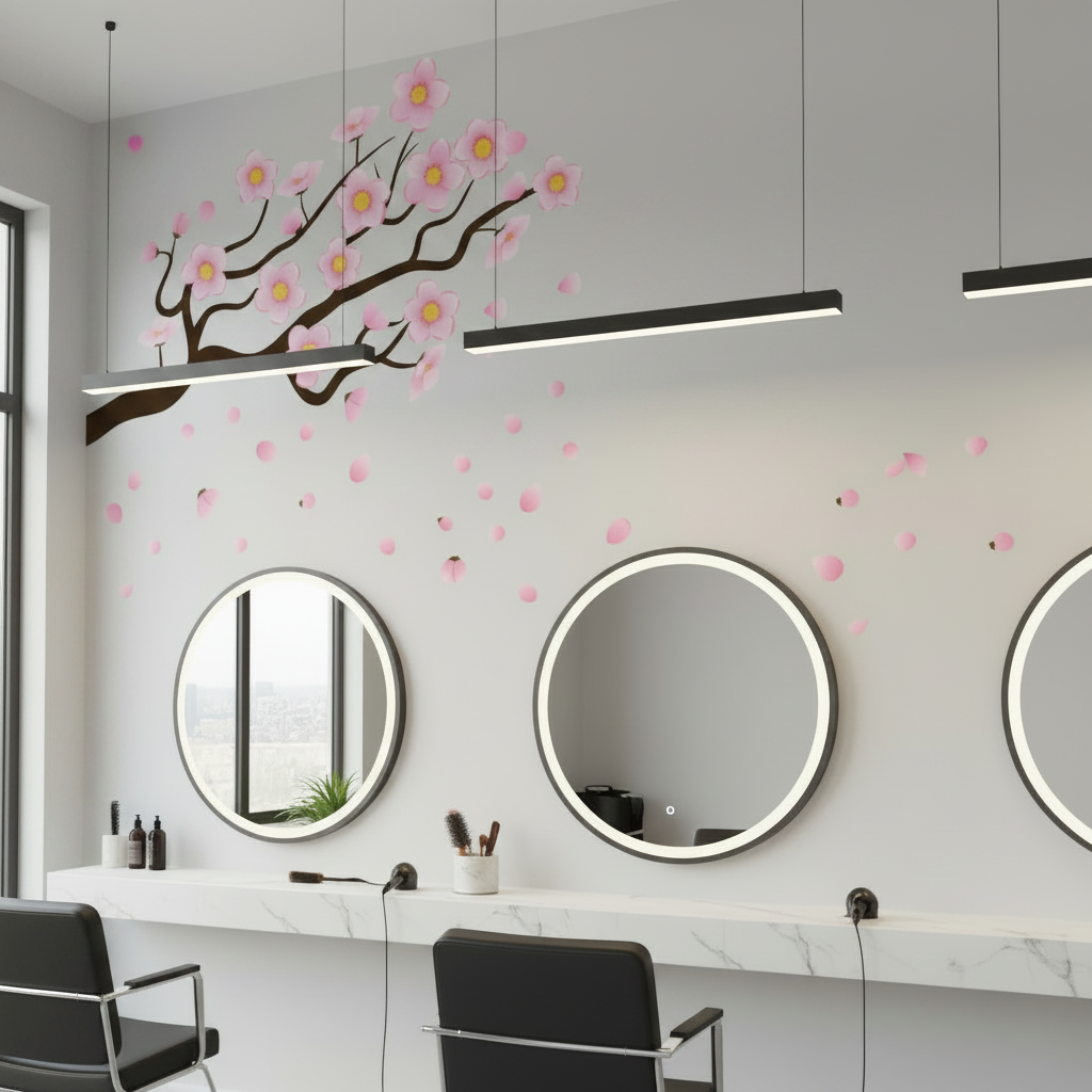 Custom Cherry Blossom Branch Wall Decal