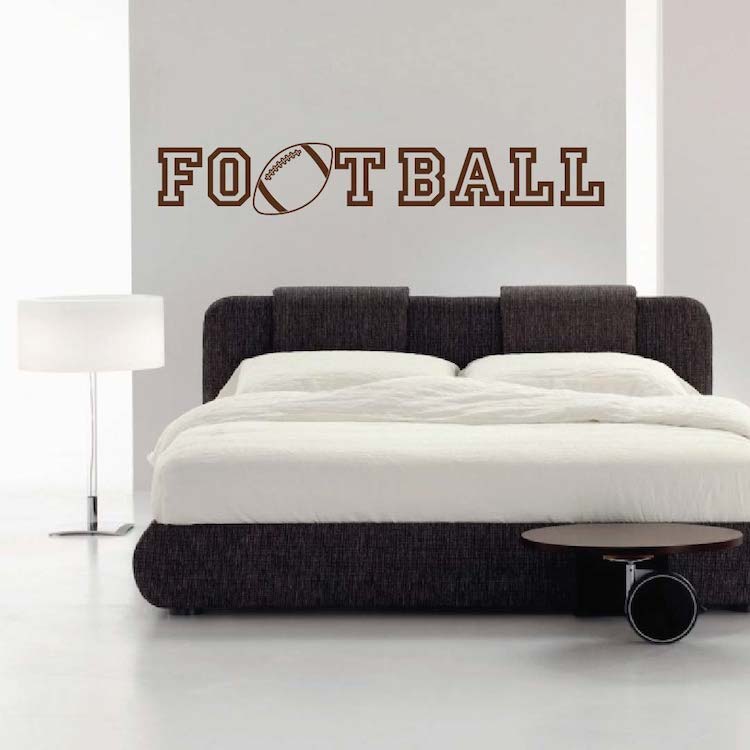 Football Wall Quote Decal - view 1