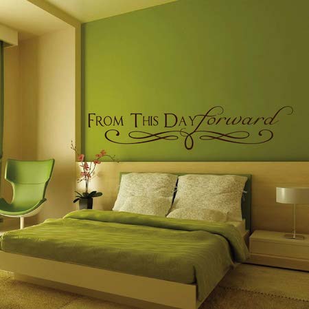 From This Day Forward Wall Quote Decal - view 1