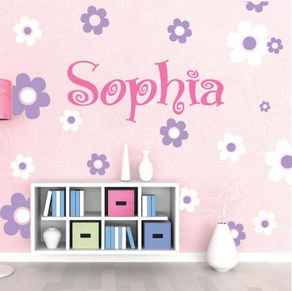 Flower Power Wall Decal Set - view 2