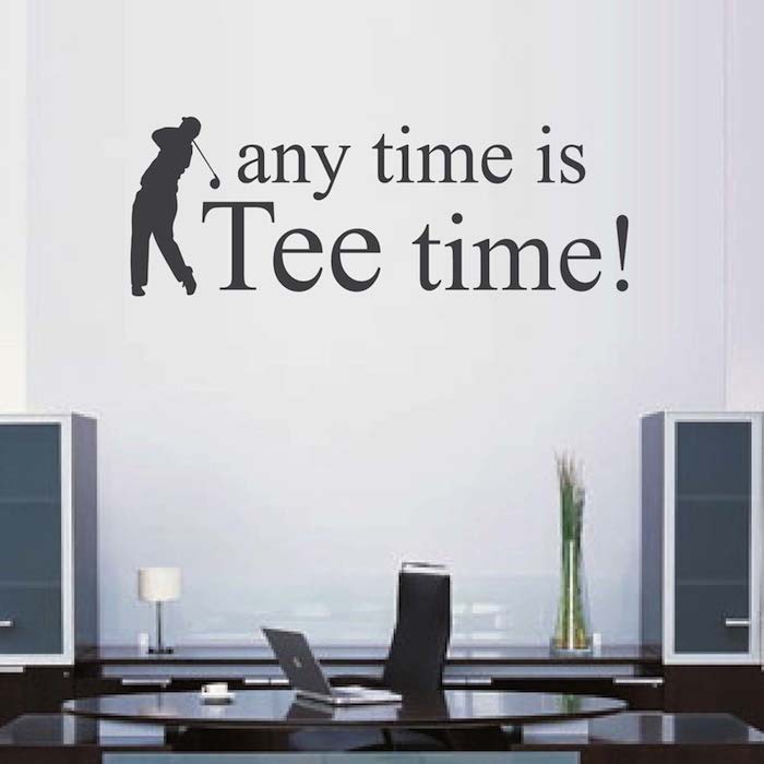 Golf Wall Quote Decal - view 1