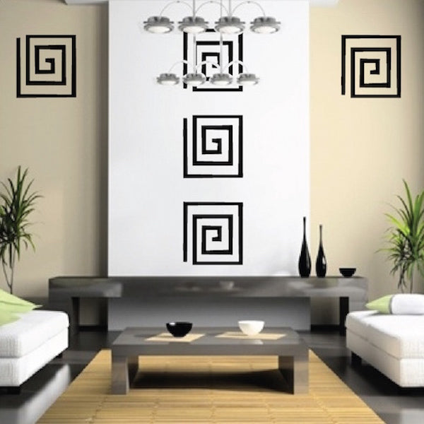 Elegant Motif Wall Decal Set - view 2