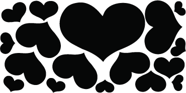 Nursery Heart Wall Decal Set - view 4